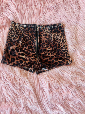 Leopard Hot Pants (Sample size 27)