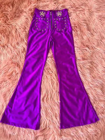 Purple Spandex Bells (Sample size 27-28)