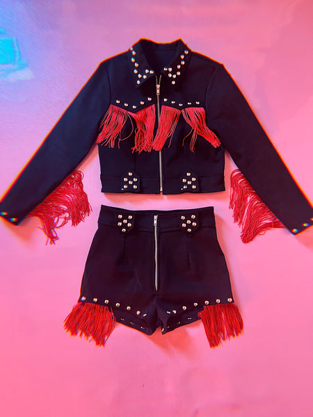 The "Trixie" Hot Pant Set