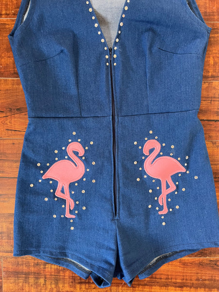 The "Pink Flamingos" Playsuit