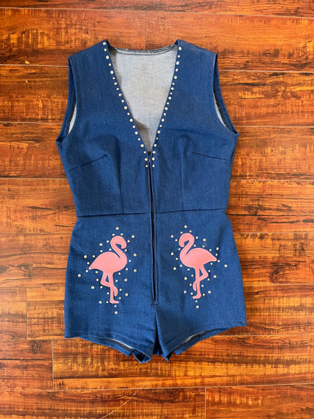 The "Pink Flamingos" Playsuit